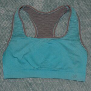 Blue/Gray reversible sports bra